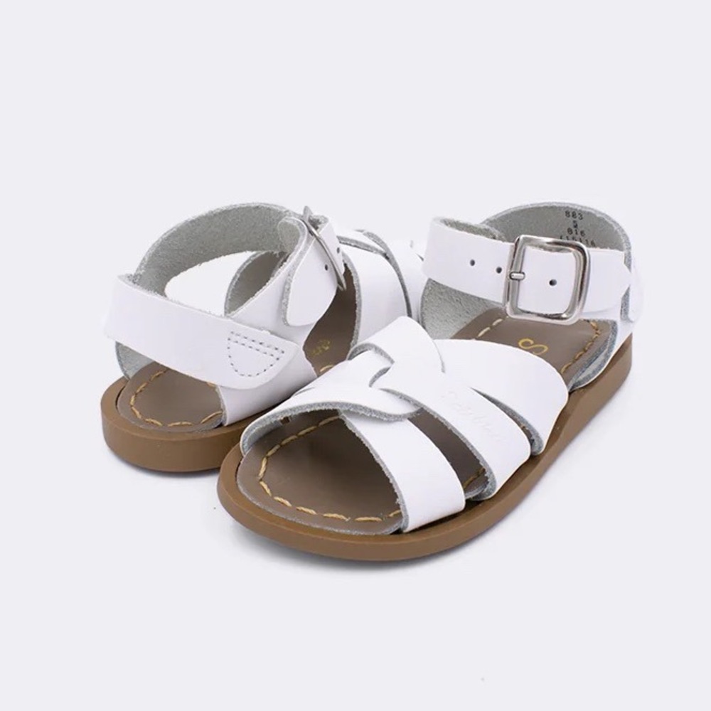 Salt Water by Hoy Original - Baby Sandals in White Size 3 - Picture 2 of 8